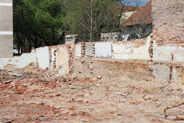 Brick Wall Demolition in Pensacola