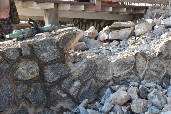 Retaining Wall Demolition in Pensacola
